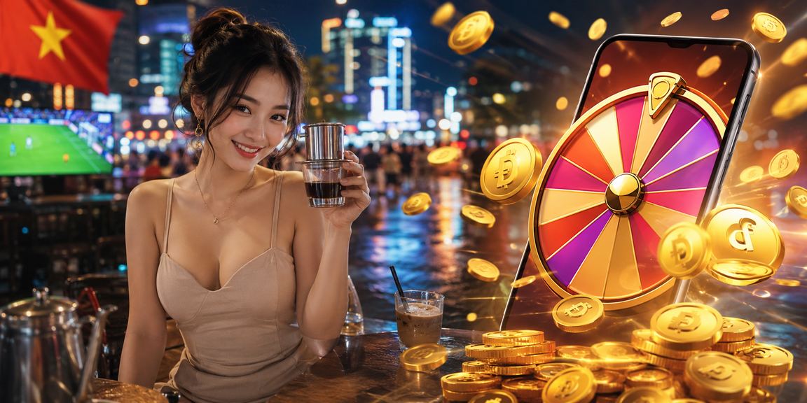 Người chơi trải nghiệm roulette trực tuyến bên tách cà phê tại TP.HCM