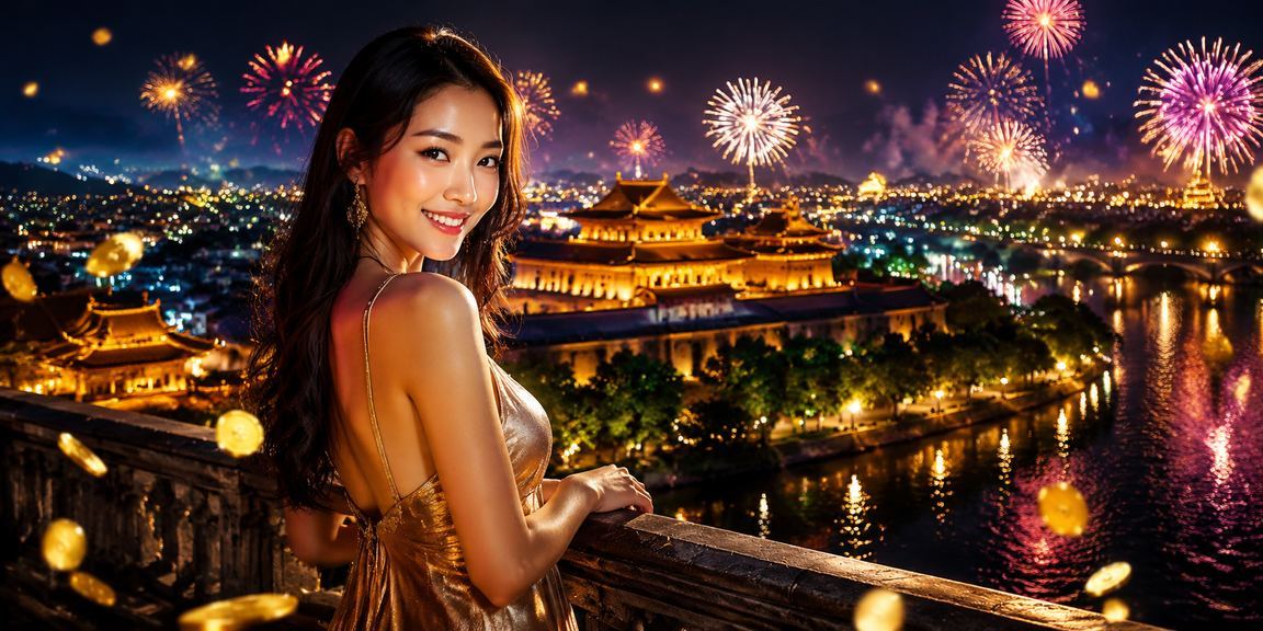 Không khí lễ hội casino tại Huế với màn hình trò chơi jackpot