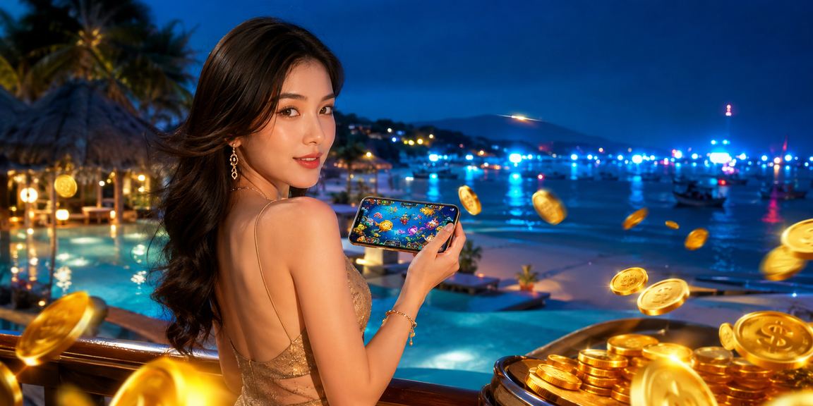 Trò chơi bắn cá thú vị tại bãi biển Mũi Né