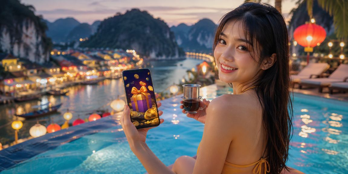 Người dùng đăng ký tài khoản và kiểm tra bonus tài chính bên ly cà phê tại Ninh Bình